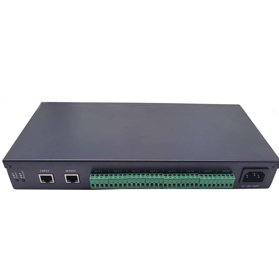 T-790K 8 Ports 8192 Pixels PC Online Programmable Digital LED controller For Addressable LED Strip